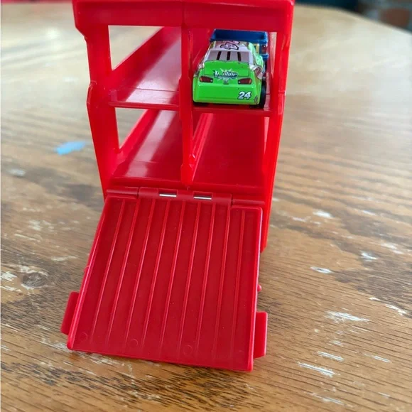 Disney Pixar Cars Glow Racers Transforming Mack + Mini Racers Hauler Truck - Picture 14 of 16